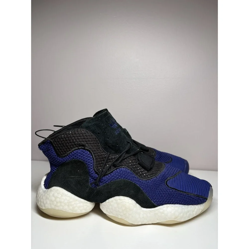 Adidas Purple & Black Crazy BYW Basketball Athletic Shoes Sneakers Men's Size 10